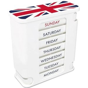 Kerpers® Pillendoos 7 dagen met elk 4 vakken - Made in Germany - pillendoek, pillenttoren, pillen, weekdispenser, medicijnbox voor het bewaren van tabletten