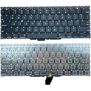 Amerikaans Russisch Spaans VK Arabisch Verlicht toetsenbord voor Apple voor Macbook Air 11,6 inch A1370 A1465 2011 2012 2013 2014 2015 Jaar(WHITE)