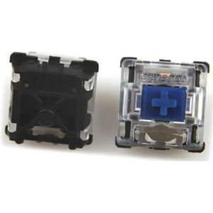 VGHJTYS Schakelaars KS-15 Uitwisseling Voor Gateron Optische Schakelaars Toetsenbord SK61 SK64 (Kleur: Optisch Blauw 20 stuks)