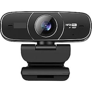 Webcam, 1080P HD USB AF Webcam 60FPS 78° Groothoek Met Microfoon for Streaming Gaming Conferencing PC for Conferenties, Live Streaming, Opname,voor livestreaming, videogesprekken en conferenties