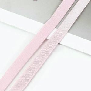 10/20 Meter 6mm-25mm Nylon Elastische Banden Voor Bh-bandjes Rubberen Band Webbing Schouderband DIY Kledingdecoratie Naai Accessoires-Roze-25mm-20 Meter