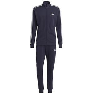 adidas Basic 3-strepen French Terry tracksuit voor heren, Legend Ink, L