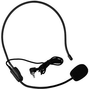 Bedrade Head Mounted Microfoon Condensator-MIC Hoofdbeugel Headset voor Leraren, Trainer, Presentatie, Reisgids