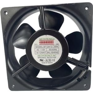 12CM Fan UF12A12-BTH 115V 14/12W Quiet High-Performance 12038 Exhaust Fan for PC and Electronics