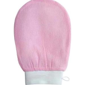 Badsponzen for volwassenen, badspons, mesh poef badspons, schuim Loofah spons (Size : Light pink)