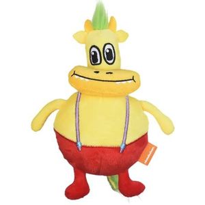 Nickelodeon for Pets Rocko's Modern Life Heffer Figure Plush Dog Toy | 9 Inch Yellow Grey and Red Squeaky Dog Toy for All Dogs | Nickelodeon Toys for Dogs, Squeak Dog Toy