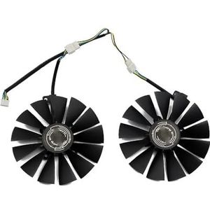 T129215SM 95mm koelventilator voor ASUS voor STRIX RX 470 580 570 GTX 1050Ti 1070Ti 1080Ti gaming-videokaartkoeling(2PCS)