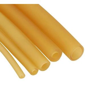 Natuurlijke latex rubberen slangen, Natuurlijke latex rubberen slang ID 5-12mm 1M/3M medische transportbundelingsslinger(Id 5mm X 7mm Od,1 Meter)
