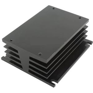 FULIMEI FHSI04-105 105 * 94 * 40 Mm 40A Drie Fase Solid State Relais SSR Aluminium Koellichaam Radiator FHS-T40(Black)