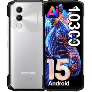 DOOGEE Blade 20 Smartphone Android 15, robuust, 4G, 10300 mAh, 18 W, 20 GB + 128 GB/2 TB, 15,8 mm smartphone, 16 MP camera, 16,6 cm (6,6 inch) HD + IPS-punch-display, 3 sleuven/IP68/NFC/OTG/GPS/Face