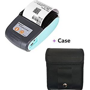 Handheld Inkjet -printer Mini 58mm Papier Bill Pocket Bluetooth-printer Draadloze Draagbare Thermische Ontvangstprinter Mobiel Niet gemakkelijk te vervagen(Blue)