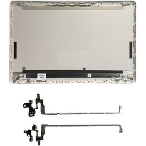 Hoes voor HP 15-DA 15-DB 15T-DA 15T-DB TPN-C135 TPN-C136 250 G7 255 LCD-achterkant/rand/bovenkant/onderkant/scharnieren(Silver A H)