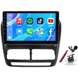 Android 14 Autoradio Sat Navi voor F-iat Doblo (2015) 9 Inch Touchscreen Multimedia Speler met Draadloze Carplay GPS Navigatie FM RDS Bluetooth 5G-WiFi SWC DSP,M100s