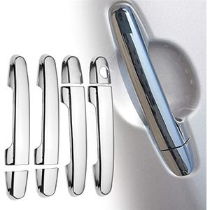 Voor T&oyota Voor Matrix 2002-2010 Chrome Carbon Fiber Auto Deurgreep Cover Trim Decoratieve Accessoires: