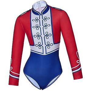 SFWXCOS Notenkraker Cosplay Kostuum Bodysuit Jumpsuit Kerst Outfit voor Vrouwen