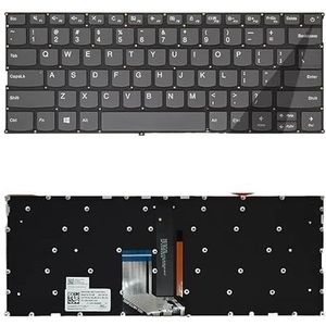 Laptoptoetsenbord voor YOGA 720-12 720-12IKB 720-13IKB 720-13(Grey With backlit P)