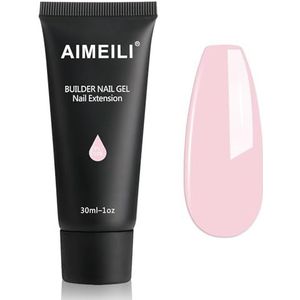 AIMEILI Naakt Roze UV LED Gel Base voor Nagellak Versterking 30ml