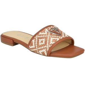 GUESS Tamsen platte sandaal voor dames, Camel Wit 211, 35 EU