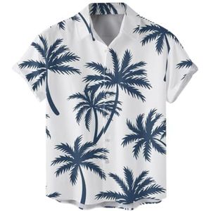 Funky Hawaiiaans Overhemd For Heren, Korte Mouwen, Hawaiiaanse Print Met Knopen For Vakantie, Zomer, Vrije Tijd, Strand(Multi-colored B,4XL)