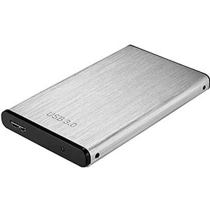 Externe harde schijf Hdd 2tb / 320 gb / 250 gb, 2,5 inch metalen draagbare USB 3.0 back-up opslag, geschikt voor pc, desktop, laptop, Macbook, Ps4, Xbox, Smart Tv (500 GB, zilver)