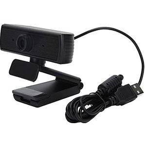 HD-webcam, zwart Handmatige focus Computerwebcam voor videoconferenties voor web Live-uitzending voor videochatten voor online onderwijs
