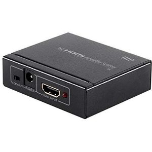 Monoprice Blackbird 4K 1x2 HDMI-versterkersplitter |48-bit diepe kleur, 3D-video-ondersteuning (compatibel met PS4/5 Xbox Apple TV Fire Stick Roku Blu-Ray-speler)