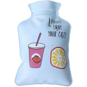 Warmwaterkruik Warmwaterkruik Schroef Top Goede Afdichting PVC Koud Weer Indoor Outdoor Mini Warm Kompres Zak voor Pijnverlichting Warm Water Bag (G)
