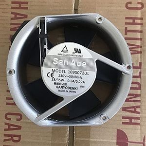109S072UL 17CM 230V industrial cabinet chassis fan.38/35W 0.24/0.22A 172 * 150 * 51MM aluminum frame AC fan