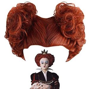 Mary Winifred Sanderson Witch Cosplay wig,Women Winifred Sanderson Cosplay Costume Dress wig,Hocus Pocus Costume wig for Adult,Sanderson Sisters Costume wig Halloween Party Cosplay Fancy Dress Up