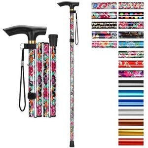 Supregear - Opvouwbare Wandelstok - Inktblauw - Verstelbare Hoogte - Lichtgewicht Draagbaar