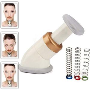 Neck Toning System - Nek-, dubbele kin- en kaaksporter - Draagbaar nektrainingsapparaat wordt geleverd met een Gua Sha om de doorhangende huid en dubbele kin te verbeteren, kaaklijn te definiëren