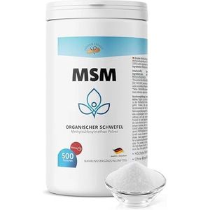 GOLDEN PEANUT MSM Methylsulfonylmethan Pulver 1 kg - Reinheitsgrad 99,92%, Nahrungsergänzung, ohne Rieselhilfen