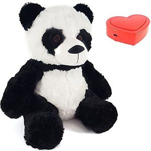 Knuffel met jouw ingesproken bericht | Panda/Knuffel Panda 45cm | Inc. Voice Recorder | Jouw eigen stem | Cadeau: Valentijn - Verjaardag - Jubileum – Geboorte – Moederdag | Message in a Cuddle