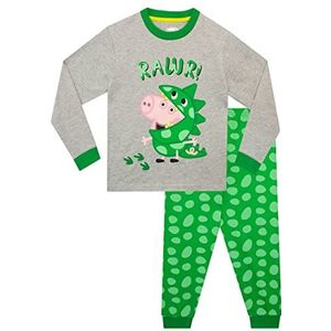 Peppa Pig Jongens Pyjama George Pig Groen 128
