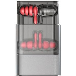 Ruisonderdrukking Oordopjes Voor Slaap, 2 paar 40 dB Herbruikbare Siliconen Herbruikbare Gehoorbescherming met Opbergdoos voor Werk, Leren, Zwemoorbescherming