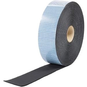 Schuimrubber, 50 mm breed x 5 m lang, 3 mm dik, zelfklevende afdichtingstape, sterke hechting, deurafdichting, EPDM, mengschuimband voor ramen, keramische plaat, geluidsisolatie, botsingsbescherming