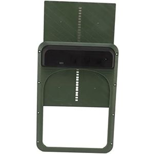 IDMarket - Kippenhok koepel 7,5 m² roosterbox 3 x 2,5 m met zijdeur
