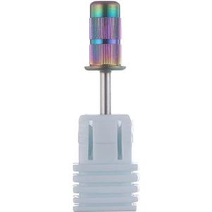 Roestvrij staal Schuren Band Doorn Bit voor Nail Boor Machine Acryl Nail Rainbow