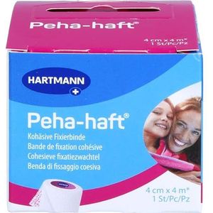 HARTMANN Peha Haft 4 cm x 4 m kohäsive Fixierbinde, 1 st. Verband