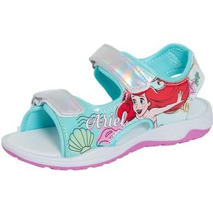 Disney Meisjes Kleine Zeemeermin Lichtgewicht Sport Sandalen Kids Ariel Zomer Schoenen, Blauw, 13 UK Child