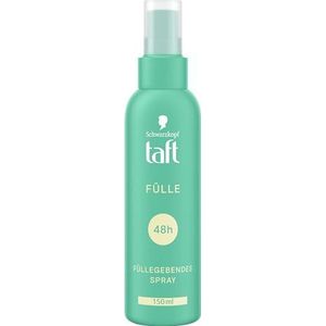 Schwarzkopf Taft Vulgevende spray (150 ml), voor merkbaar voller haar en langdurige grip, haarverdikkingsspray voor maximaal 48 uur vuleffect bij haarstyling, veganistische formule*.