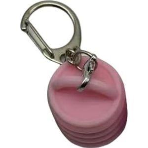 Praktische hydraterende lipgloss sleutelhanger caps sleutelhangers tas bevestiging make-up accessoire voor dagelijks woon-werkverkeer en reizen