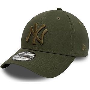 New Era New York Yankees MLB League Essential Tonal Olive 39Thirty Stretch Cap - XS-S