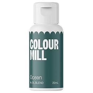 Colour Mill Oil Based Food Colouring 20ml Colours all Icings, Chocolate, Dough and more (Ocean)