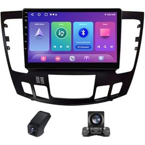 Android autoradio 2 Din geldt voor Hyundai Sonata NF 2008-2010 met Draadloze Carplay Android Auto GPS Navi WiFi 9 inch met Bluetooth+ Achteruitrijcamera/Stuurwielbediening(B,C10)