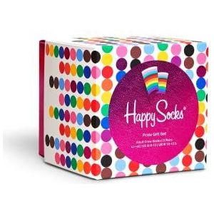 Happy Socks 3 paar Pride Socks Gift Box, Kleurrijke Glitter, LGBTQ Rainbow Flag, Gay Parade, Unisex, maat 41-46