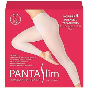 Pantaslim De originele set met 4 behandelingen – anti-cellulitis panty met roze Himalaya-zout – inclusief broek van papier en wegwerp-string – inci 99% natuurlijk origineel