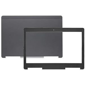 WANGHUIH 0R7DJ0 LCD achterkant bovendeksel deksel bezel scharnieren compatibel met Dell Precision 7510 7520 M7510 M7520 laptop (A+B)