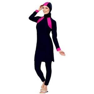 TianMai Bescheiden moslim-badpak, voor dames en meisjes, islamitisch hijab-badpak, volledige dekking, beachwear, badpak