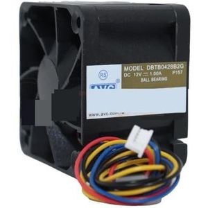 Voor AVC 4028 4CM 12V 1.00A DBTB0428B2G luchtvolumeserver 4-draads ventilator